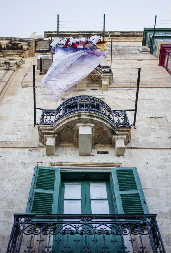 Traditional Maltese balcony