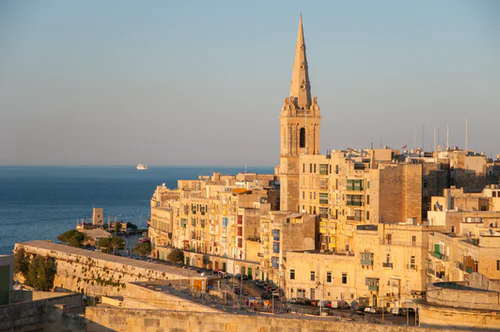 Digital Nomads from around the world are flocking to Malta to soak in views like this one of the capital city, Valletta. 